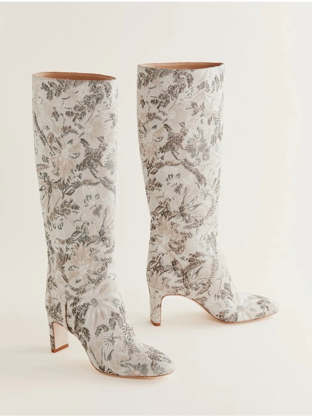 Reformation Gaelle Knee Boot Grey - Size 8 🩵🩶